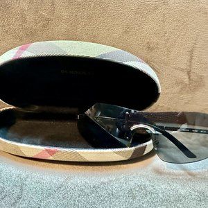 Burberry oversized aviator sunglasses in silver